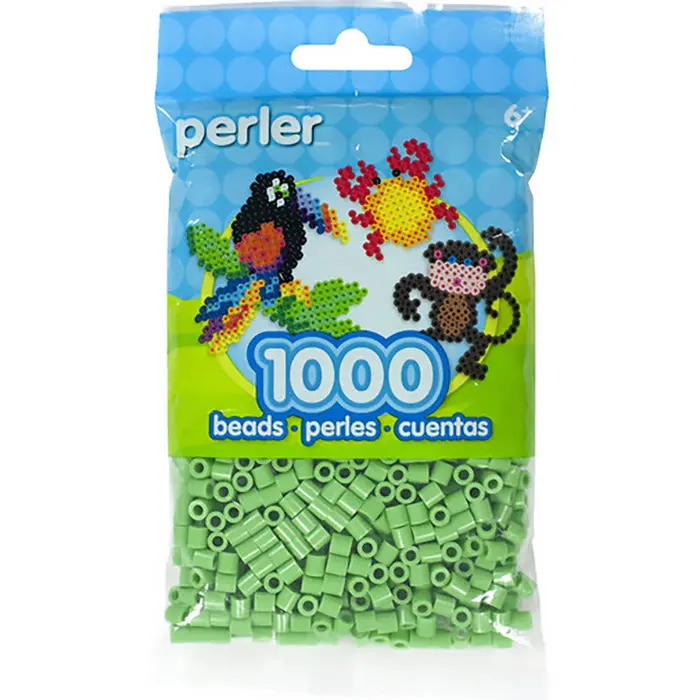 1779681598742017-1.webp 1,000 Perler Beads - Bright Green - Image 1