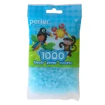 1,000 Perler Beads - Clear Blue - Image 2