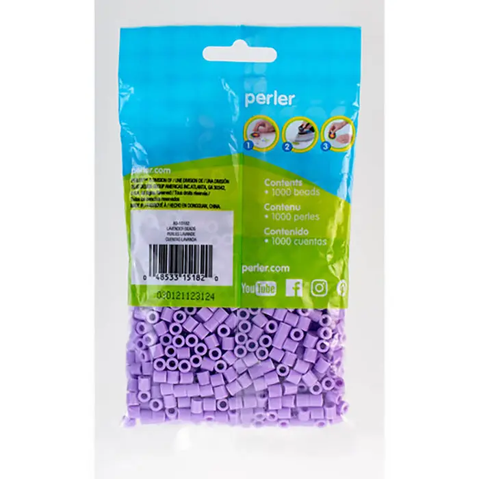 1779681609564151-1.webp 1,000 Perler Beads - Lavender - Image 1