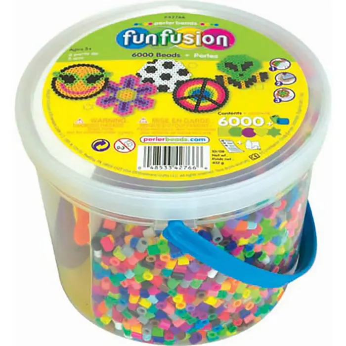 1779681626785941-1.webp Perler 6,000 Bead Bucket - Multi Mix - Image 1