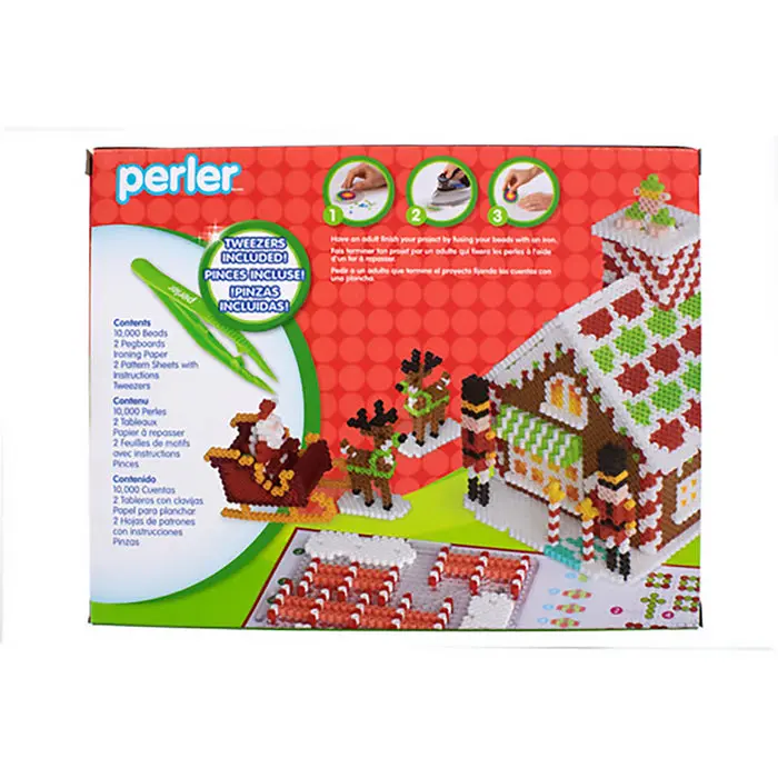 1779681652818142-1.webp Perler Santa's Workshop Gingerbread House Kit - Image 1