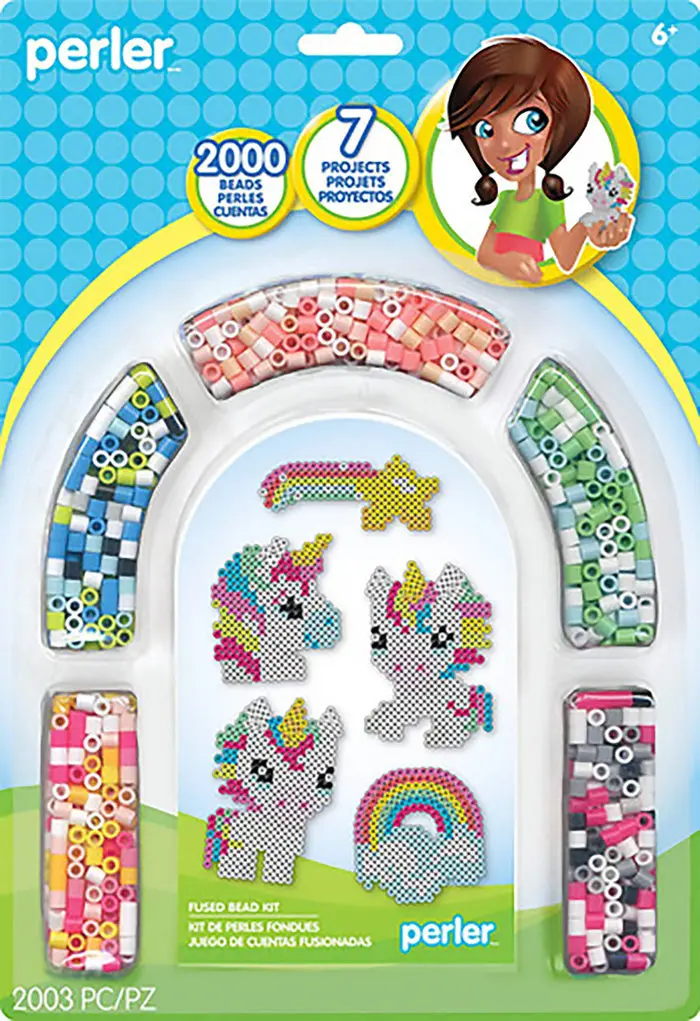 1779681652901948-1.webp Perler Rainbow Unicorn Fuse Bead Kit - Image 1