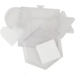 Small & Large Basic Shapes Clear Pegboards - 5 Ct