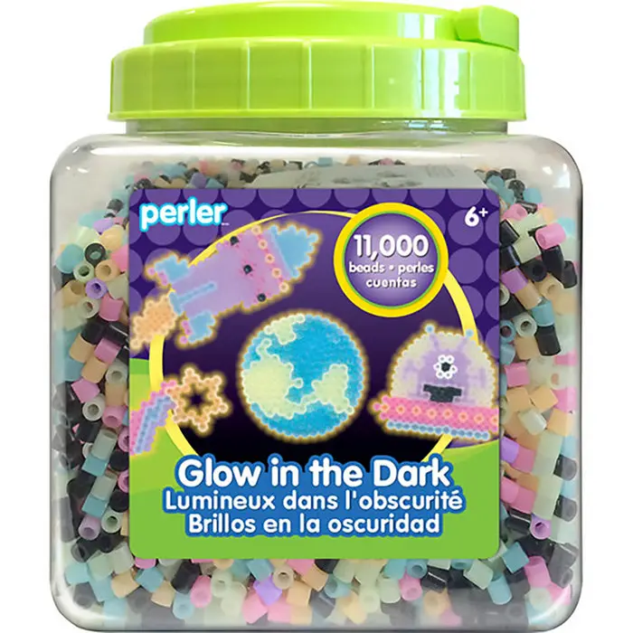 1779681678234943-1.webp 11,000 Perler Beads - Glow in the Dark Mix - Image 1